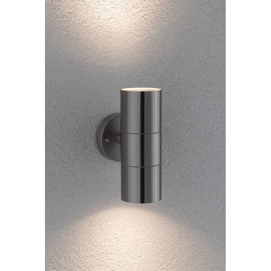 Paulmann 94331 - 2xGU10/10W IP44 Vanjska zidna svjetiljka FLAME 230V