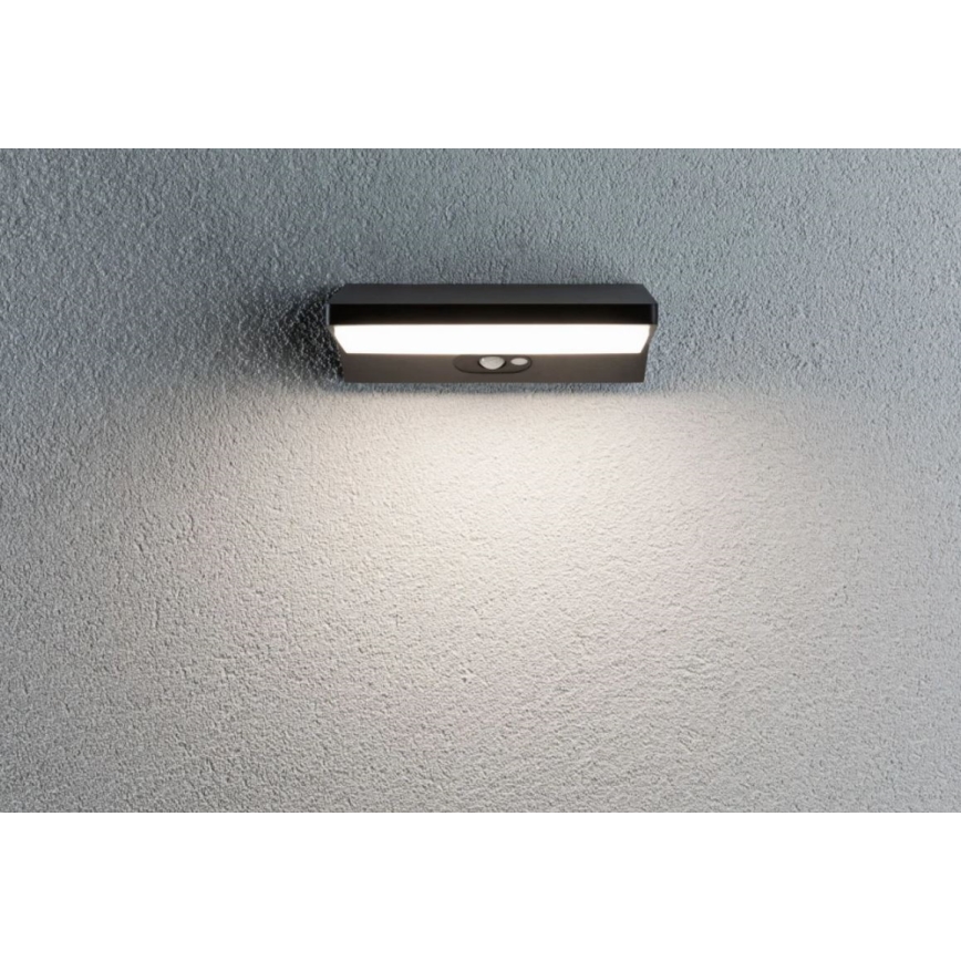 Paulmann 94333 - LED/7,4W IP44 Vanjska zidna svjetiljka sa senzorom HOUSE 230V