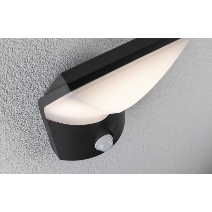 Paulmann 94402 - LED/10W IP44 Vanjsko zidno svjetlo sa senzorom ADYA 230V