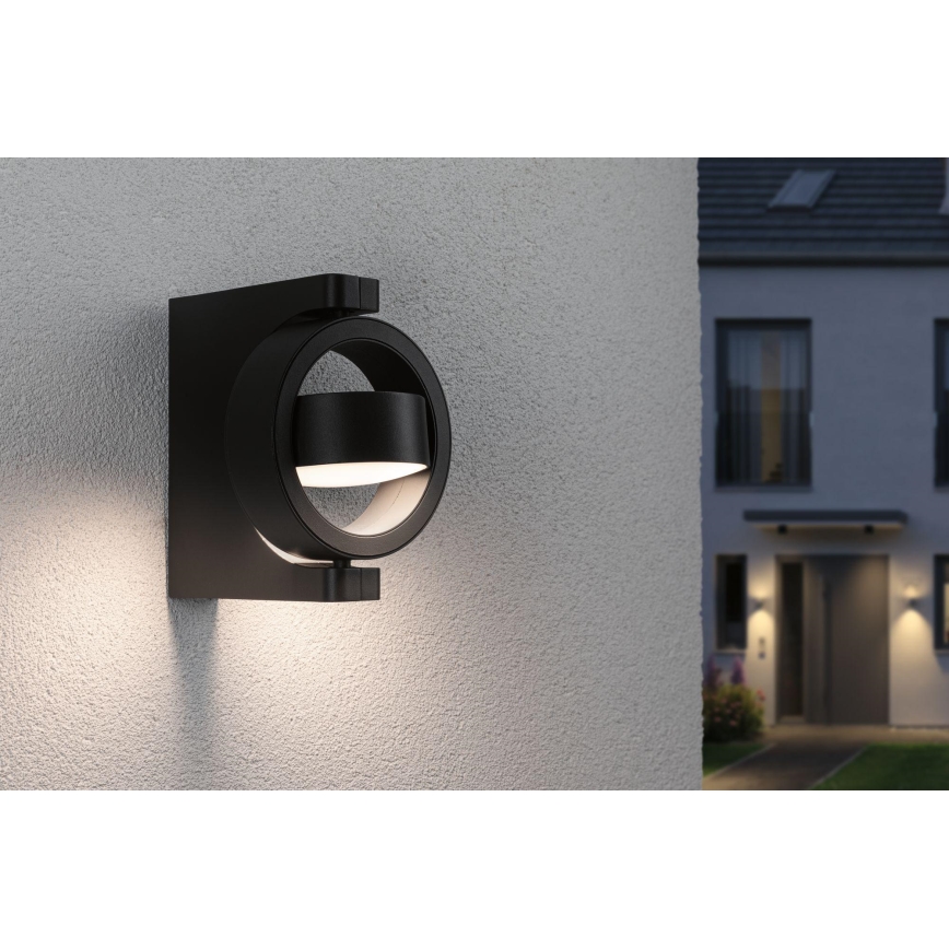 Paulmann 94406 - LED/8W IP44 Vanjska zidna svjetiljka SWIVEA 230V