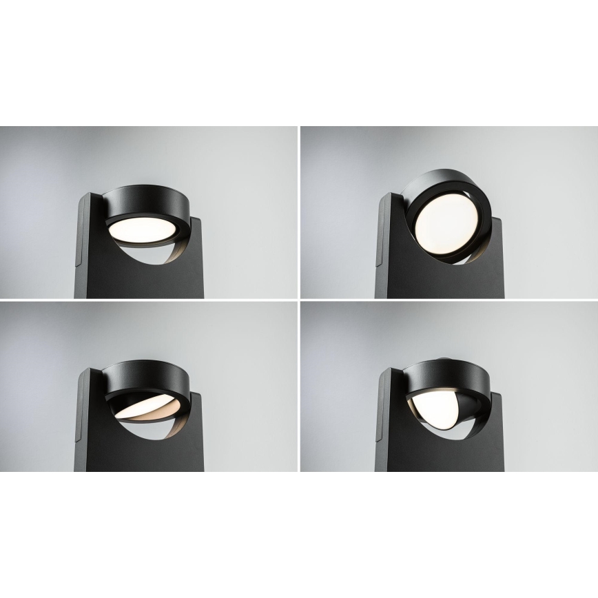 Paulmann 94406 - LED/8W IP44 Vanjska zidna svjetiljka SWIVEA 230V