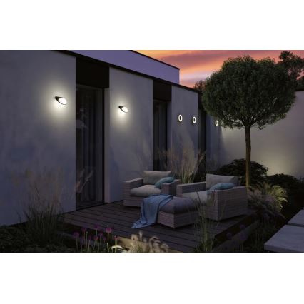 Paulmann 94409 - LED/4W IP44 Vanjska zidna svjetiljka CIRCEA 230V