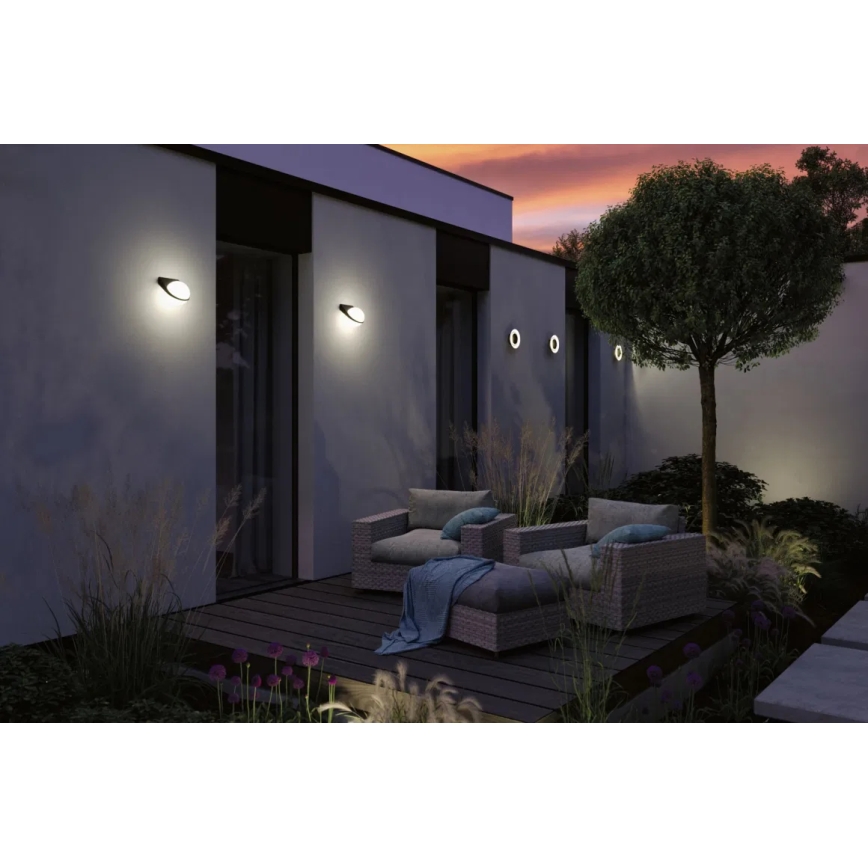 Paulmann 94409 - LED/4W IP44 Vanjska zidna svjetiljka CIRCEA 230V