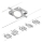 Paulmann 94420 - SET 5xLED/4,5W Kompletan kabelski sustav MAC 230V matni krom