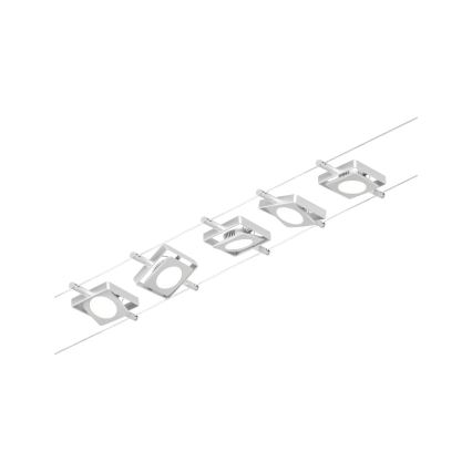 Paulmann 94420 - SET 5xLED/4,5W Kompletan kabelski sustav MAC 230V matni krom