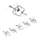Paulmann 94430 - SET 5xGU5,3/10W Reflektor za kabelski sustav MAC 230V mat krom