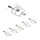 Paulmann 94432 - SET 5xGU5,3/10W Reflektor za kabelski sustav MAC 230V bijela