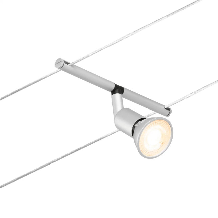 Paulmann 94442 - SET 5xGU5,3/10W Reflektor za kabelski sustav SALT 230V mat krom