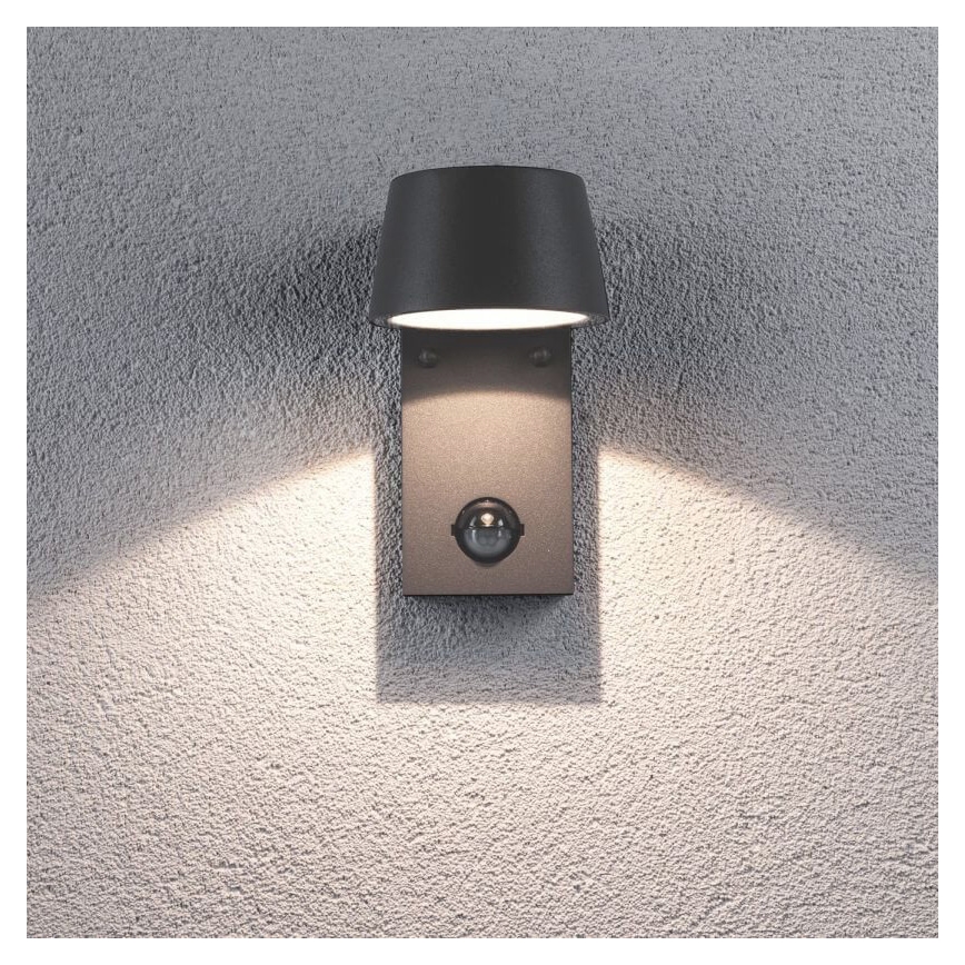 Paulmann 94453 - LED/6W IP44 Vanjska zidna svjetiljka sa senzorom CAPEA 230V