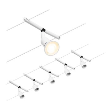 Paulmann 94458 - SET 5xGU5,3/10W Reflektor za kabelski sustav SALT 230V bijela