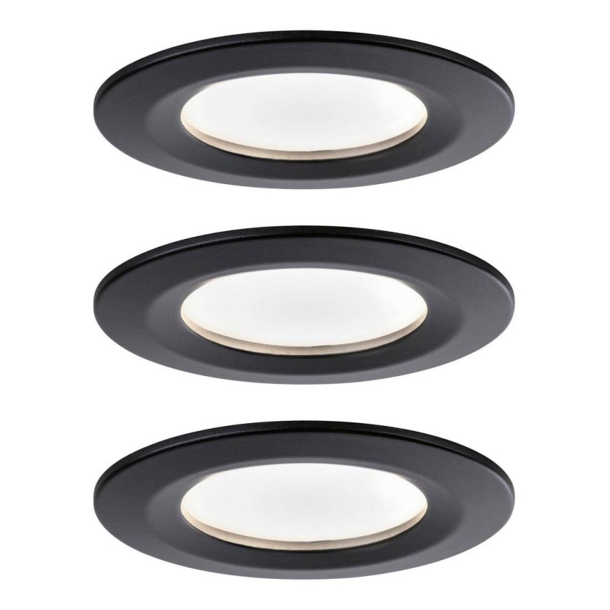 Paulmann 94473 - SET 3xLED/6W IP44 Ugradbena svjetiljka za kupaonicu NOVA 230V