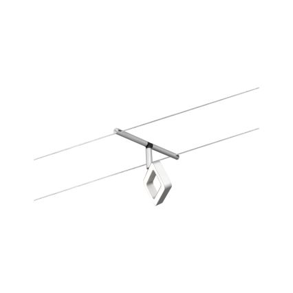 Paulmann 94481 - KOMPLET 5xLED/4,8W, kompletan sustav na sajli FRAME 230V, matni krom