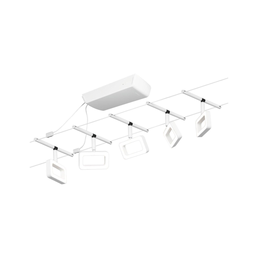 Paulmann 94483 - SET 5xLED/4,8W Reflektorska svjetiljka za tračni sustav FRAME 230V bijela