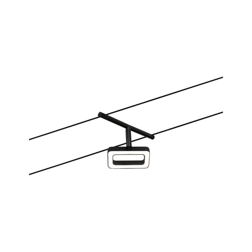 Paulmann 94485 - SET 5xLED/4,8W Reflektor za kabelski sustav FRAME 230V crna