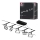 Paulmann 94485 - SET 5xLED/4,8W Kompletan kabelski sustav FRAME 230V, crni