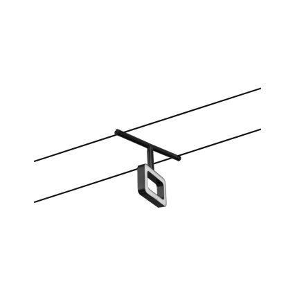 Paulmann 94485 - SET 5xLED/4,8W Kompletan kabelski sustav FRAME 230V, crni