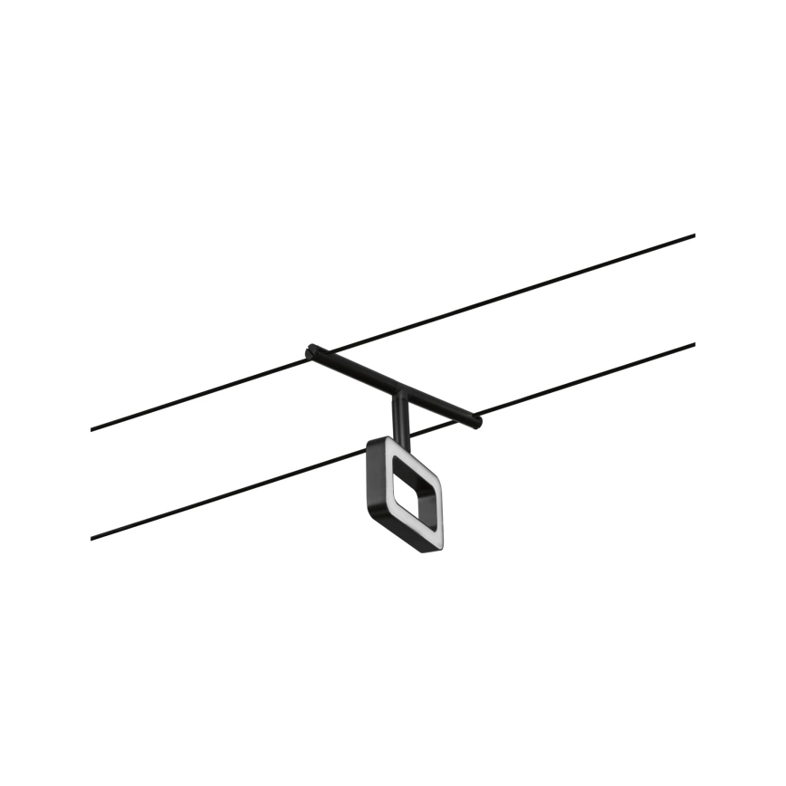 Paulmann 94485 - SET 5xLED/4,8W Kompletan kabelski sustav FRAME 230V, crni