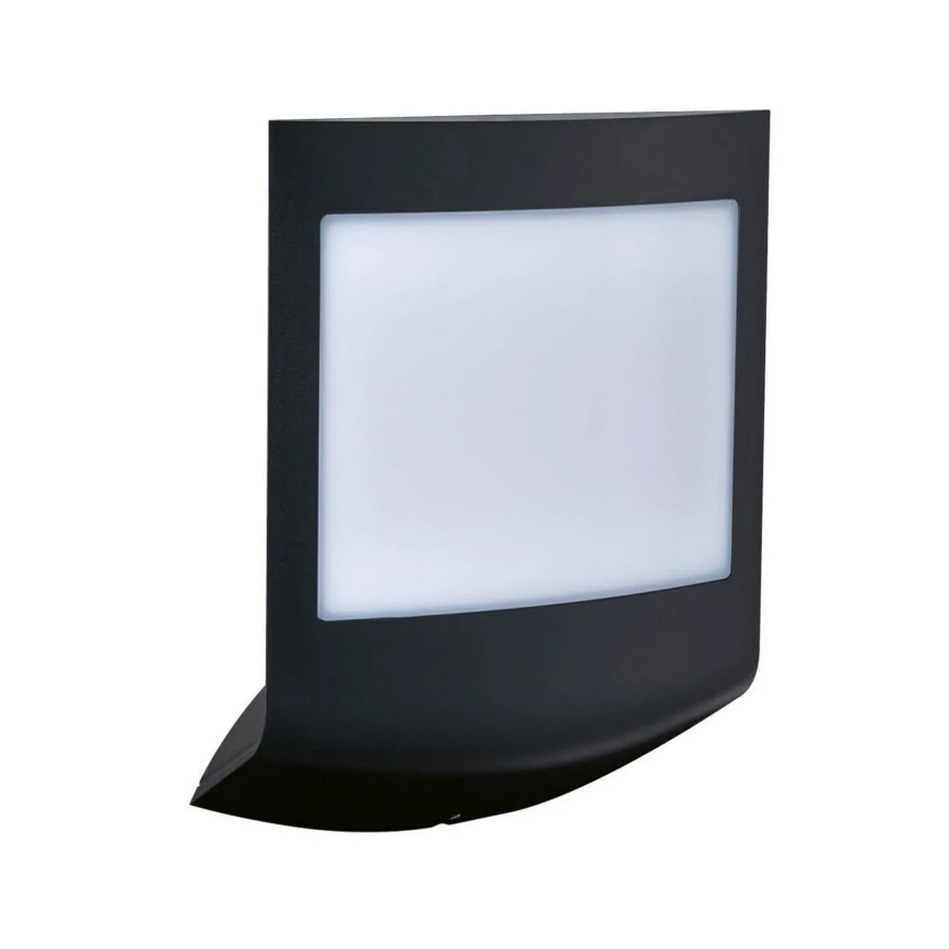 Paulmann 94513 - RGBW LED/8,2W IP44 Prigušivo vanjsko zidno svjetlo s senzorom pokreta i sumraka PADEA 230V antracit