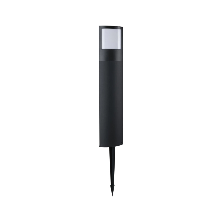 Paulmann 94515 - LED/8,5W IP44 Svjetleći kućni broj s mogućnošću prigušivanja te senzorom pokreta i sumraka PADEA 230V antracit