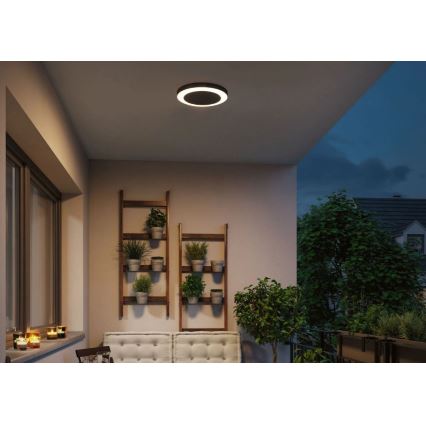 Paulmann 94526 - LED/14W IP44 Vanjska stropna svjetiljka sa senzorom CIRCULA 230V