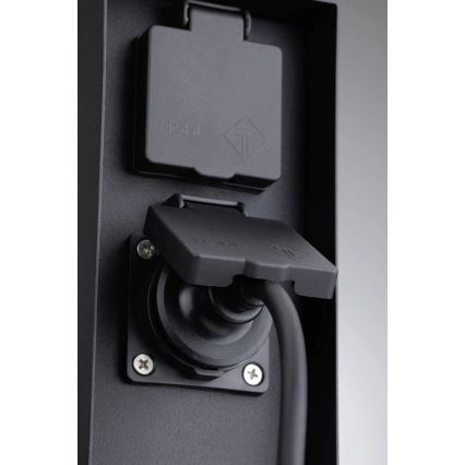 Paulmann 94657 - Vanjski stup s utičnicama RIO 2U SCHUKO 230V IP44
