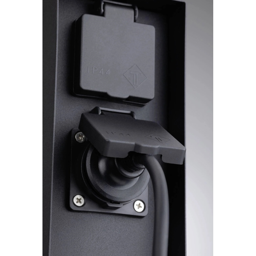 Paulmann 94657 - Vanjski stup s utičnicama RIO 2U SCHUKO 230V IP44