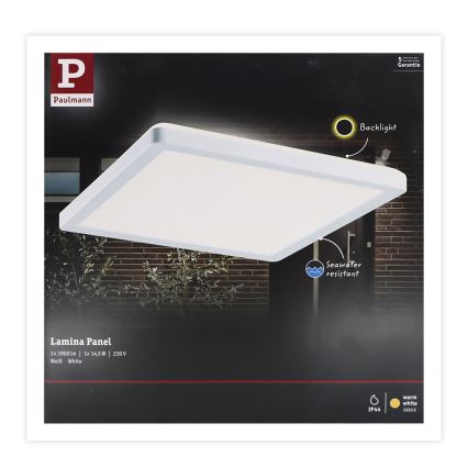 Paulmann 94659 - LED/14,5W IP44 Vanjska svjetiljka LAMINA 230V bijela