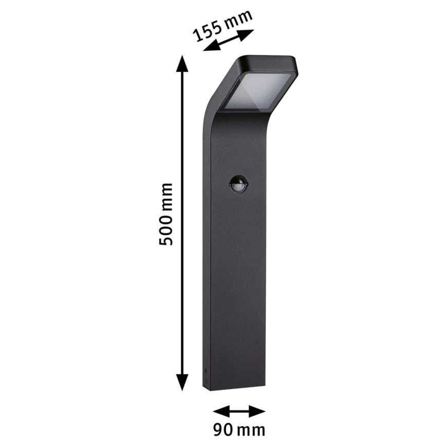 Paulmann 94747 - LED/7,5W IP44 Vanjska lampa sa senzorom KULMA 230V