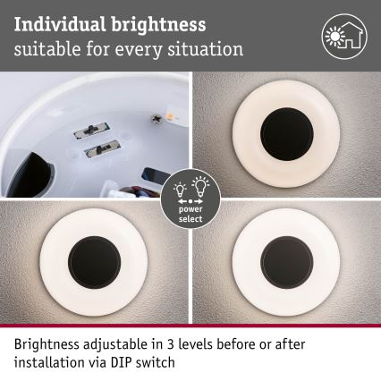 Paulmann 94955 - LED/20,5W IP65 Prigušivo vanjska zidna svjetiljka AUREVA 230V 2200/3000/4000K antracit