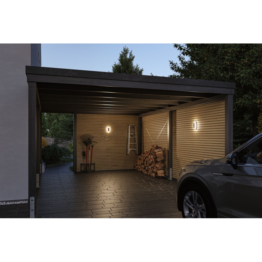 Paulmann 94957 - LED/18,5W IP65 Prigušiva vanjska zidna svjetiljka ELUNOR 230V 2200/3000/4000K antracit