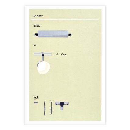 Paulmann 95194 - 4xLED/4W Reflektorska svjetiljka ICE 230V