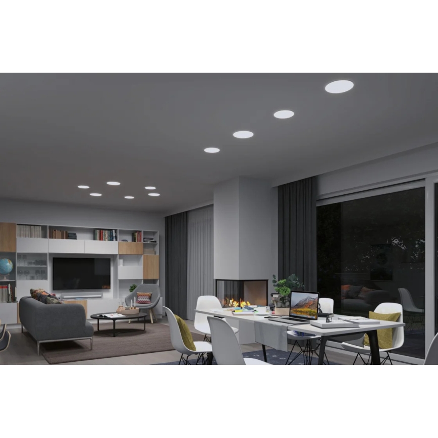 Paulmann 95386 - LED/15W IP44 Prigušiva ugradbena svjetiljka za kupaonicu SMART VELUNA 230V