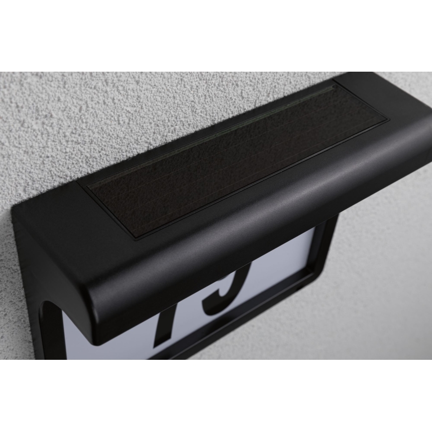 Paulmann 95388 - LED/0,05W IP44 Solarni kućni broj sa senzorom DAYTON 1,2V 600 mAh
