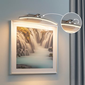 Paulmann 95557 - LED/8,5W Svjetlo za slike BENTO 230V 40 cm matirani krom
