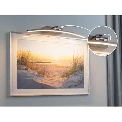 Paulmann 95558 - LED/10W svjetiljka za slike BENTO 230V 50 cm matni krom