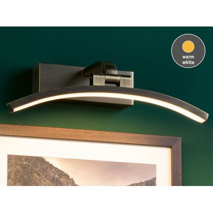 Paulmann 95559 - LED/6W svjetlo za slike BENTO 230V 30 cm mesing