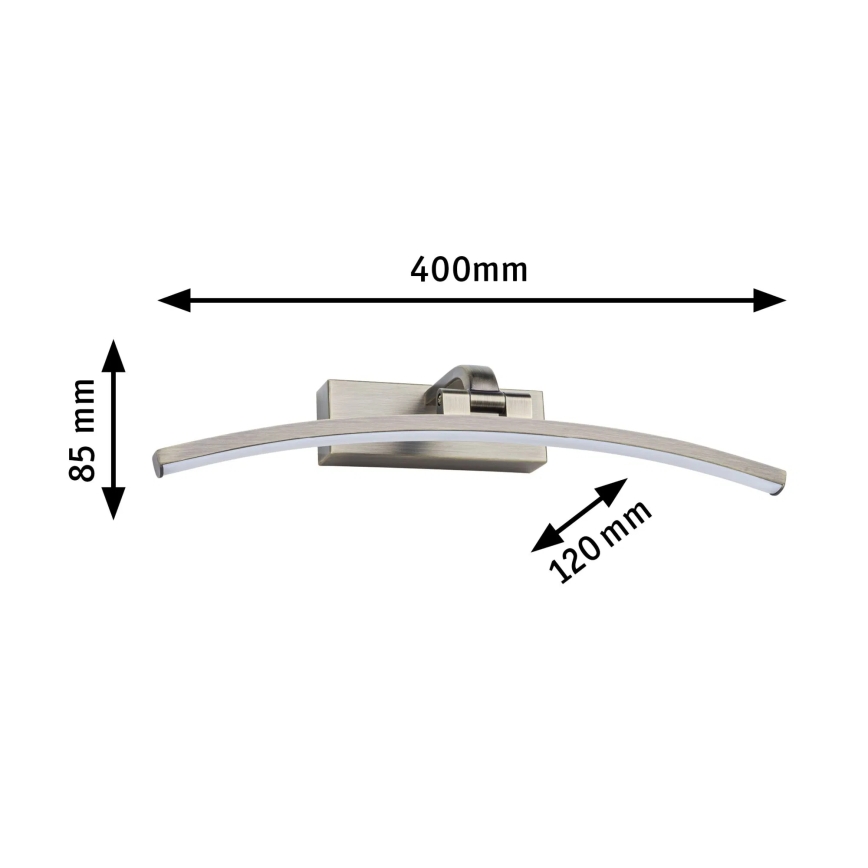 Paulmann 95560 - LED/8,5W Svjetiljka za slike BENTO 230V 40 cm mesing