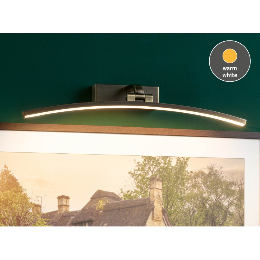 Paulmann 95561 - LED/10W Svjetlo za slike BENTO 230 V, 50 cm, mesing