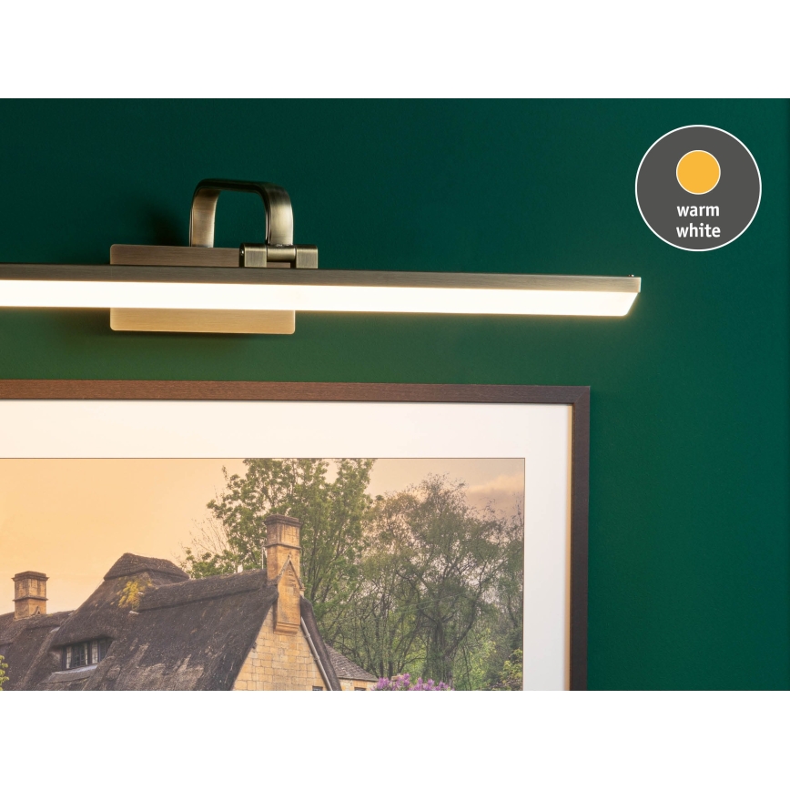 Paulmann 95570 - LED/11W svjetlo za slike RENAN 230 V 60 cm mesing
