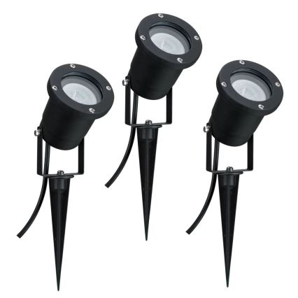 Paulmann 98897 - SET 3xLED GU10/3,5W IP65 Vanjska lampa 230V