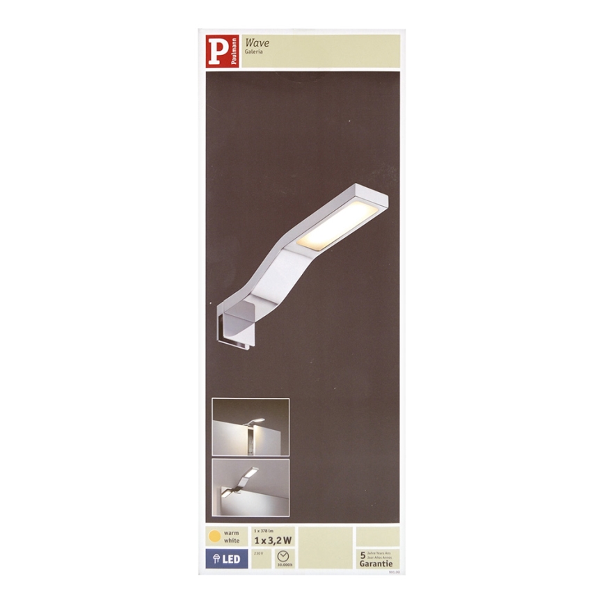 Paulmann 99100 - LED/3,2W IP44 Rasvjeta za ogledalo u kupaonici GALERIA 230V IP44