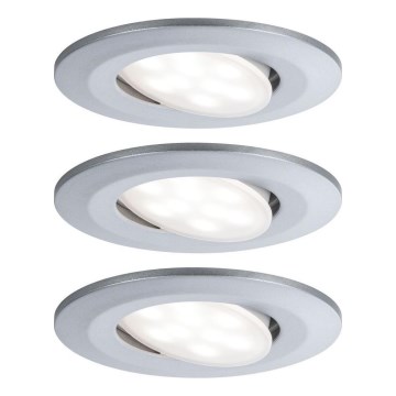 Paulmann 99933 - SET 3x LED/5,2W IP65 Dimmabilno stropno svjetlo za kupaonicu 230V