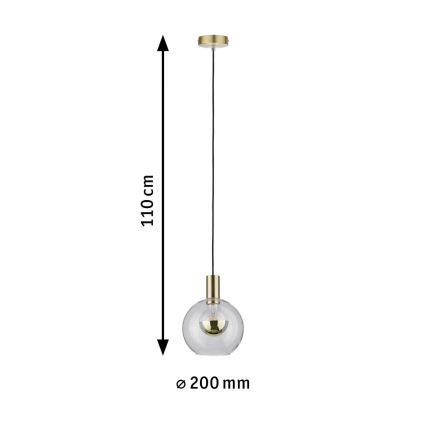 Paulmann -  Luster na sajli ESBEN 1xE27/20W/230V