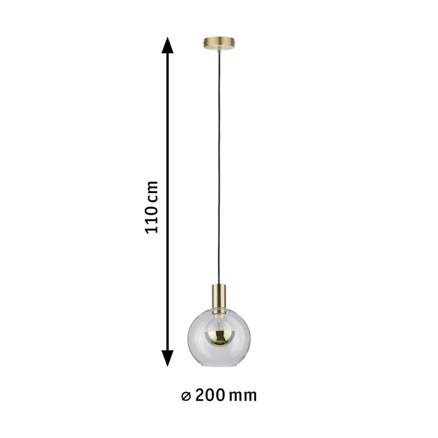 Paulmann -  Luster na sajli ESBEN 1xE27/20W/230V