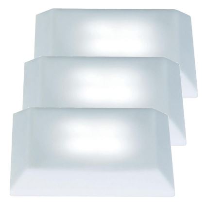 Paulmann - Nice Price 3629 - SET 3xLED/0,3W IP44 Ugradbena podna svjetiljka 12V