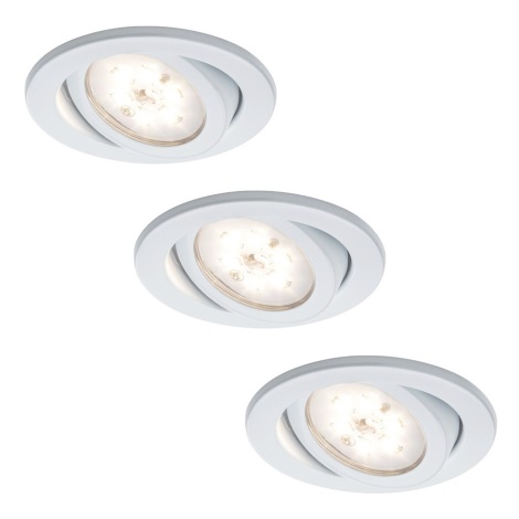 Paulmann - Nice Price 3892 - SET 3x LED Ugradna svjetiljka 3xLED/3W/230V