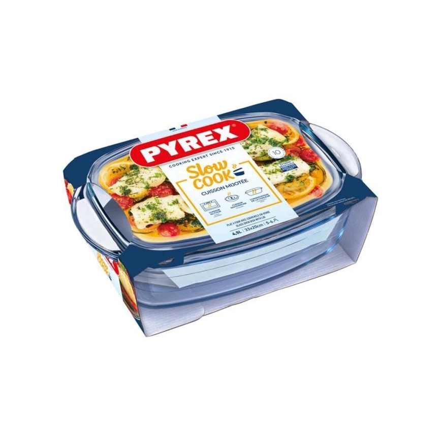 Pekač s poklopcem PYREX 4,5 l
