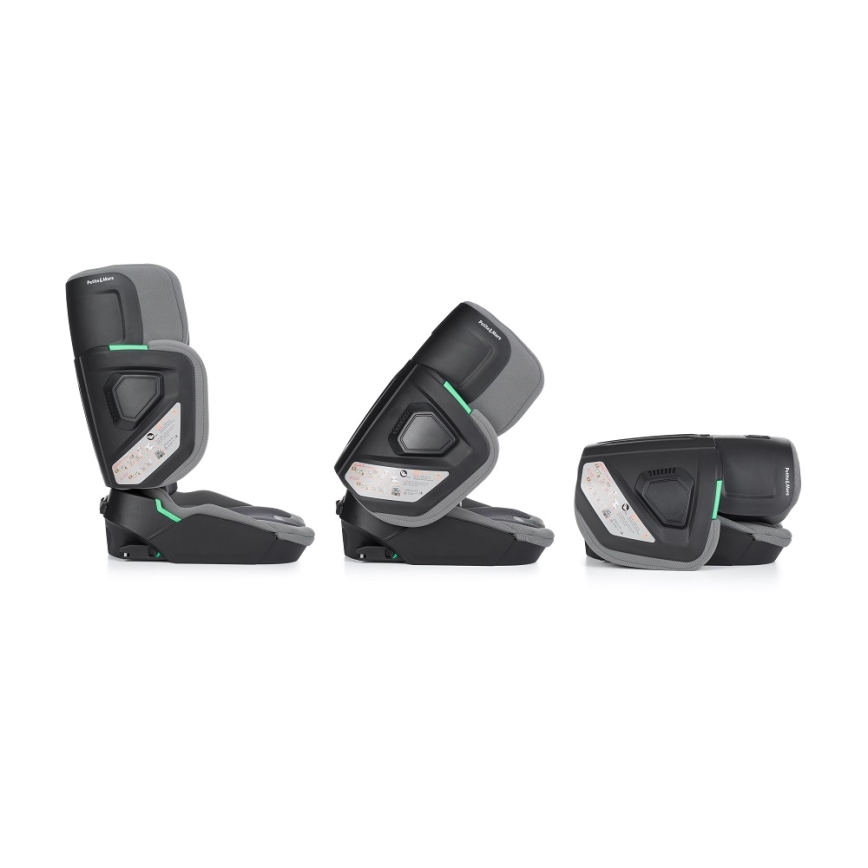 PETITE&MARS - Autosjedalica FLEX PRO i-Size 100-150 cm (15-36 kg) siva