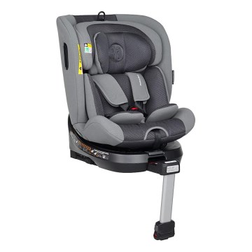 PETITE&MARS - Autosjedalica TWISTGUARD PRO i-Size 40-150 cm (0-36 kg) siva