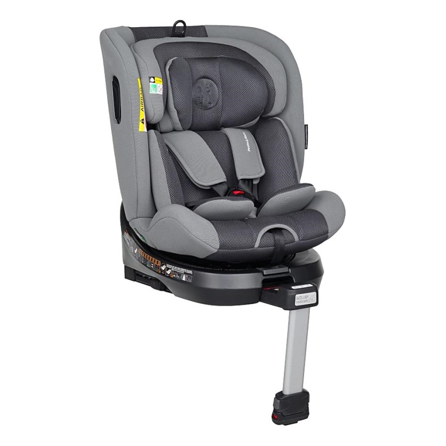 PETITE&MARS - Autosjedalica TWISTGUARD PRO i-Size 40-150 cm (0-36 kg) siva